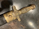 Confederate Artillery Short Sword With Original Scabbard