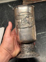 Historical German WW2 Luftwaffe Honor Goblet Named to KIA Pilot ACE - 1 of 19