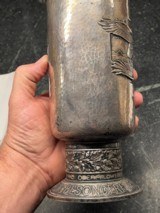 Historical German WW2 Luftwaffe Honor Goblet Named to KIA Pilot ACE - 2 of 19