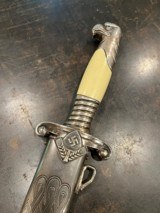 WW2 German German RAD officers dagger Mfg Julius Krebs - 7 of 7