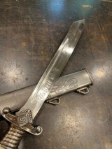 WW2 German German RAD officers dagger Mfg Julius Krebs - 6 of 7