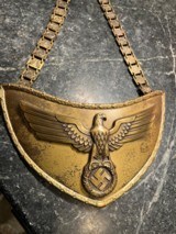 WW2 German NSDAP Gorget with matching chain