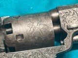 Rare Colt M-1849 6 inch pocket factory engraved - 5 of 17