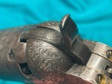 Rare Colt M-1849 6 inch pocket factory engraved - 7 of 17