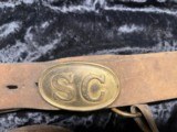 Rare Confederate South Carolina Cavalry Belt Rig - 6 of 6