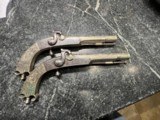 Nice pair of 1850’s Scottish Pistols mfg. Richardson , Edinburg with Scottish Klan name - 4 of 13