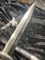 Rare WW2 German SS Officers chained leaders dagger - 3 of 13