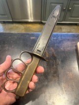 US 1918 LF & C Brass Knuckle Knife Complete - 4 of 5