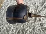 Nice original WW1 Bavarian Spiked Helmet - 9 of 11