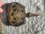 Nice original WW1 Bavarian Spiked Helmet - 6 of 11