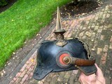 Nice original WW1 Bavarian Spiked Helmet - 5 of 11