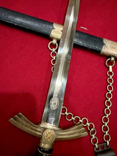 WW2 German Luftwaffe Dagger Mfg Marked. LogoMinty - Image 9 of 9