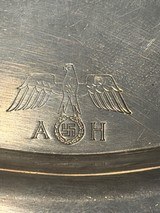 Rare Adolf Hitler’s Oval Serving Tray AH Eagle mfg Wellner - 1 of 4