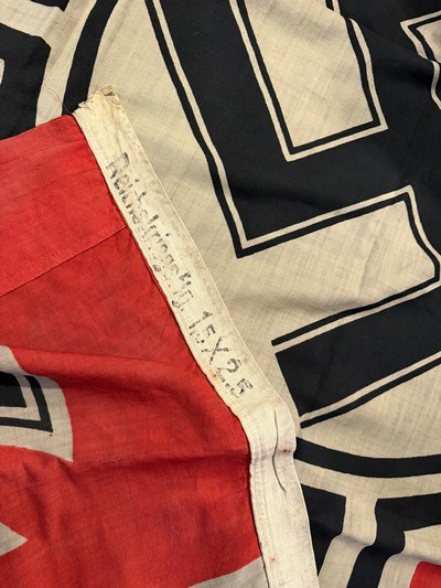 Large original wool WW2 German Battle flag - Image 2 of 4