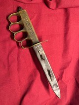 Nice ++ US WWI Fighting Knife mfg. Aulion - 1 of 13