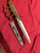 Nice ++ US WWI Fighting Knife mfg. Aulion - 12 of 13
