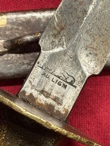 Nice ++ US WWI Fighting Knife mfg. Aulion - 9 of 13