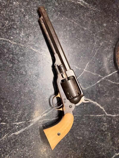 Rare Early 1861-62 production Whitney 36 cal baby pistol with factory Ivory Grips all matching - Image 1 of 7