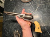 Rare Early 1861-62 production Whitney 36 cal baby pistol with factory Ivory Grips all matching - Image 2 of 7