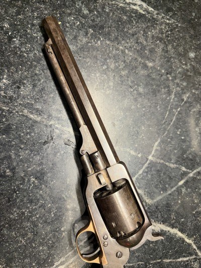 Rare Early 1861-62 production Whitney 36 cal baby pistol with factory Ivory Grips all matching - Image 4 of 7