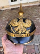 WW1 Prussian Spike Helmet In Top Shelf condition - 8 of 12
