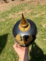 WW1 Prussian Spike Helmet In Top Shelf condition - 6 of 12