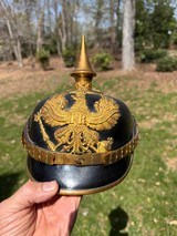WW1 Prussian Spike Helmet In Top Shelf condition - 2 of 12