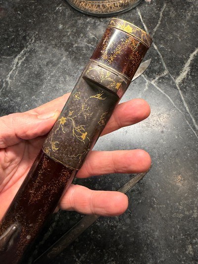Antique Japanese Tanto with signed blades - Image 6 of 15