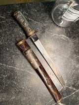 Antique Japanese Tanto with signed blades - Image 9 of 15