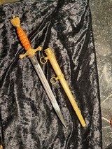 WW2 German Naval officers dagger orange grip mfg WKC - Image 7 of 10