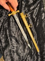 WW2 German Naval officers dagger orange grip mfg WKC - Image 6 of 10