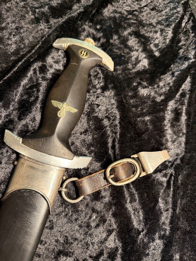WW2 German SS EM Dagger mfg RZM maker - Image 2 of 10