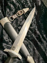 WW2 German SS EM Dagger mfg RZM maker - Image 7 of 10