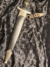 WW2 German SS EM Dagger mfg RZM maker - Image 3 of 10
