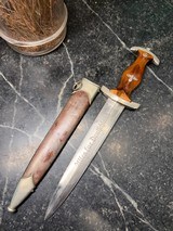 Rare mfg WW2 SA dagger Rarity 8 mfg. Wilhelm Hoppe - Image 1 of 5