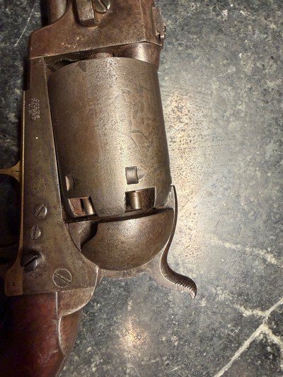 Civil War U.S. Government proofed on grips Colt 3rd Model Dragoon - Image 4 of 12
