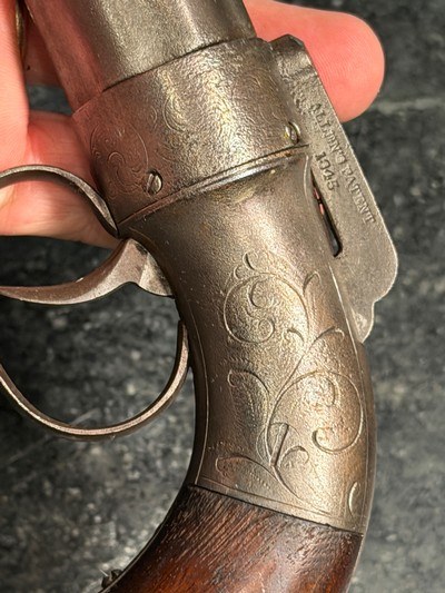 Allen & Thurber 1845 Dated Pepperbox pistol - Image 10 of 11