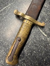 Rare CSA marked Cook & Brothers Saber Bayonet with scabbard - Image 1 of 11