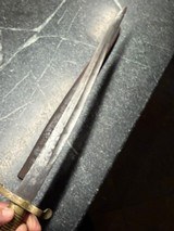 Rare CSA marked Cook & Brothers Saber Bayonet with scabbard - Image 7 of 11