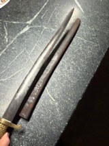 Rare CSA marked Cook & Brothers Saber Bayonet with scabbard - Image 6 of 11