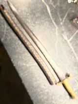 Rare CSA marked Cook & Brothers Saber Bayonet with scabbard - Image 8 of 11