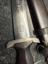 RARE SS EM DAGGER MFG. RICHARD HERDER WITH SS SPORTSCHULE 1934 ENHANCED BLADE - Image 1 of 13