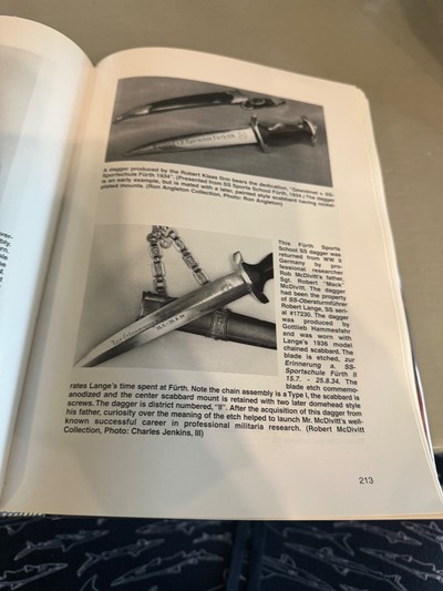 RARE SS EM DAGGER MFG. RICHARD HERDER WITH SS SPORTSCHULE 1934 ENHANCED BLADE - Image 13 of 13