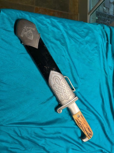 WW2 German Labor Corps (RAD) dagger.Mfg Eickhorn - Image 7 of 15