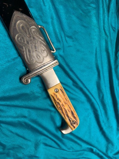 WW2 German Labor Corps (RAD) dagger.Mfg Eickhorn - Image 5 of 15
