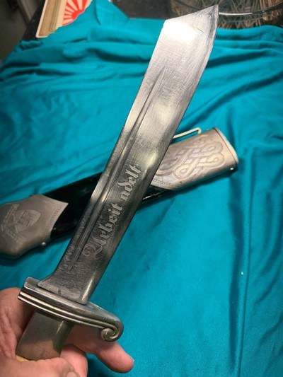 WW2 German Labor Corps (RAD) dagger.Mfg Eickhorn - Image 12 of 15