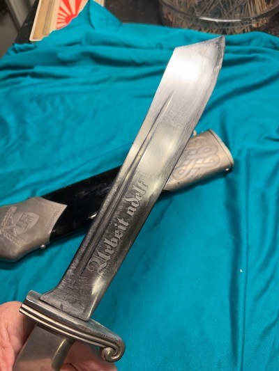 WW2 German Labor Corps (RAD) dagger.Mfg Eickhorn - Image 9 of 15
