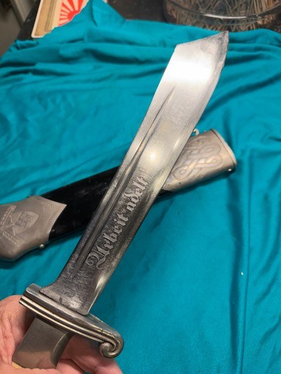 WW2 German Labor Corps (RAD) dagger.Mfg Eickhorn - Image 10 of 15