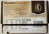 .30-378 Weatherby Magnum 180gr by Nosler for Midway USA, box of 19 + 1 fired case - 1 of 6