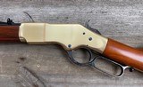 A. Uberti Model 1866 "Yellowboy" 45 Colt  20" octagon barrel short rifle - 2 of 15